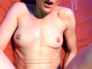 Penelope Gets Her Tiny Pussy Pumped Until Dripping Multiple Orgasms