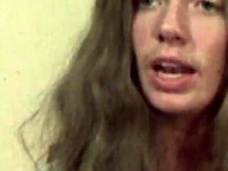 80s: Moana Pozzi in Her First Film Plays with a Cock and Cooking Cream