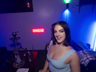 Curvy brunette Lucy Lotus gets fucked with her panties on