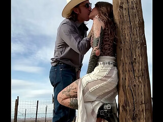 Pretty Teen Cowgirl Gets Ass Fucked By Cowboy'_s Big Cock
