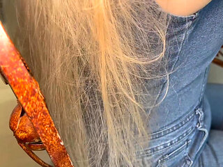 Brushing My Long Sexy Hair