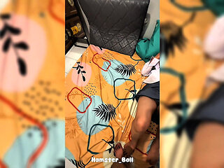 Hijab Girl From Islamic Boarding College 18+ Practices Biology with Her Teacher