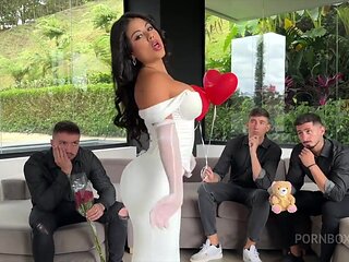 Gangbang Epico Por San Valentin A Steffy Moreno Dp Y Anal