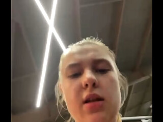 Stepsister fucking with trainer in the gym