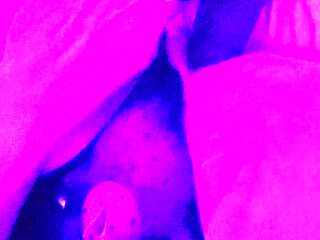 BBC toy in my ass with my cute pink cage