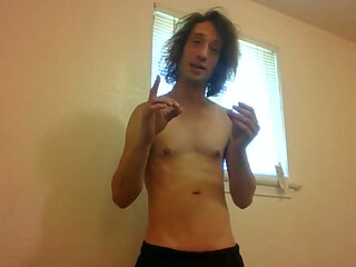 Topless Transgirl Taking Hormone Replacement Pills Almost a Year on Hrt