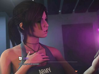 Croft Adventure 1 Lara Got Her Pussy and Tits All Pleasured