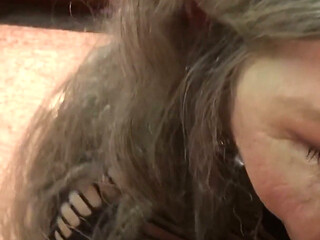 Black Lipstick Blowjob! CIM Show Swallow! Maxxximummilf