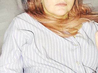 A Long-awaited Meeting with My Stepmother. After a Long Separation, I Came on Her Panties!