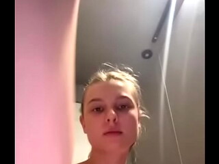 Squirting in public. Huge anal plug in tight ass
