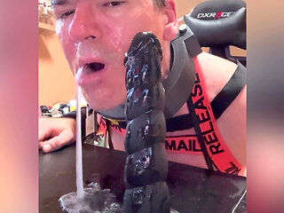 Extreme DeepThroat Fag Pig Slut Whore Jerk Huge Cock massive cum