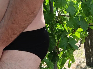 Naked Dick in the Vineyard