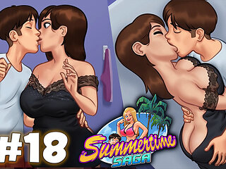 I kiss my stepmother while I touch her big ass (Summertime Saga #18) - Jazziuu