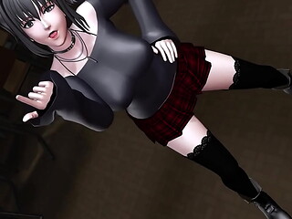 Mikasa G&oacute_tica se pone a bailar como la perra amante del senen que es