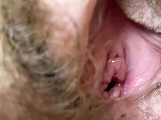 Giantess Pussy Closeup - Homemade Fingering & Wet Masturbation