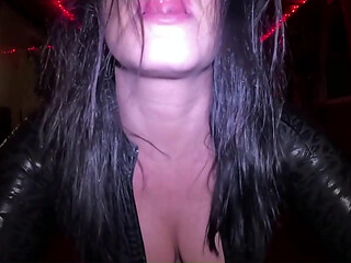 Obey My Tits Vampire Gooning JOI with Leather & Sparkling Claws
