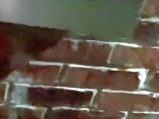 Punished Rod by Leaving Him Outside Blindfolded and Chained to the Drainpipe by His Chastity Cage X