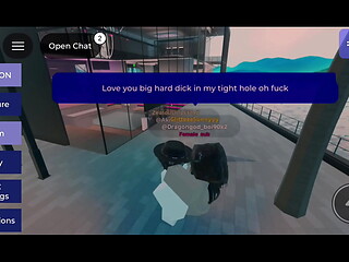 Dominating an Asian in Roblox condo (roleplay)