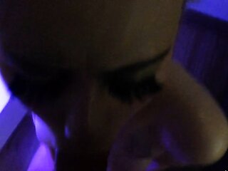 Rough Deepthroat by an Asian Amateur Babe in Dark Light