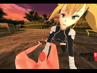 Kaiju N8 Hentai - Kikoru Shinomiya Handjobjob and Fucked at Cowgirl POV - Asian Japanese Manga Anime Hentai 3D Porn