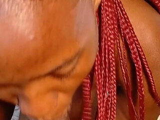 Ebony Thot Deepthroating a BBC