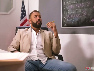 Teacher fucking his lesbian teen student