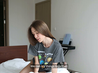 My Stepsister Watched Porn and Came to My Place to Try It. I Didn't Refuse.