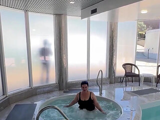 In the Jacuzzi