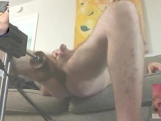Exposure whore Christopher Allen Foster gets fucked by machine