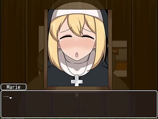 Nun sucking out cum