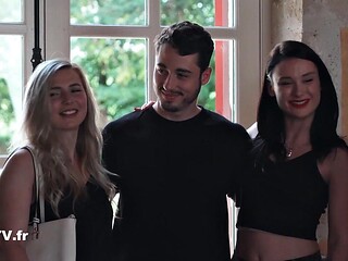 Big-Tits French Threesome with Chloe Duval and Alice Drake