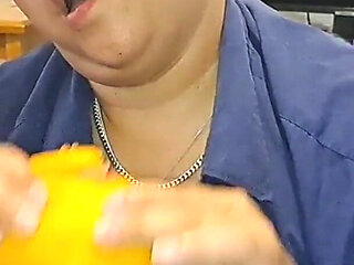 Wild English Bbw BBC Nata4sex Amazing Fruit Sex Multiple Orgasm Cumshot