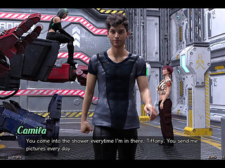 Stranded in Space - Checking Out the Cute Robot Girl