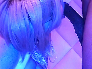 Huge Cumload From BBC Pours Out of June Lovejoys Mouth