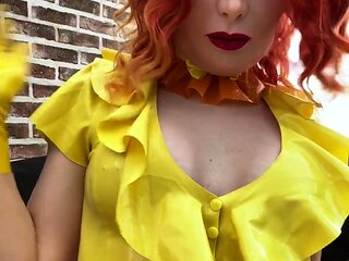 Amateur blondie solo anal masturbation