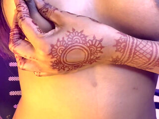 Long Didstance Sex , School girl friend showed her naked body on video call for the first time and is do hard fingering