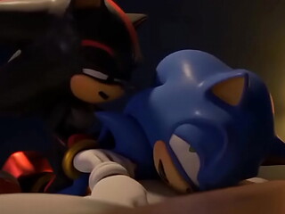 Sonic and Shadow having chaos control - Altrix3D