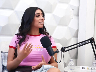 Brazzers - Kira Noir and Violet Myers Make Podcast Studio Into Steamy Threesome