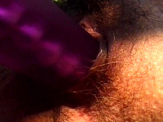 She Is a Hairy French Slut That Likes to Get Fucked by Two Guys