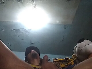 I'm Left Alone Playing with My Erect Cock