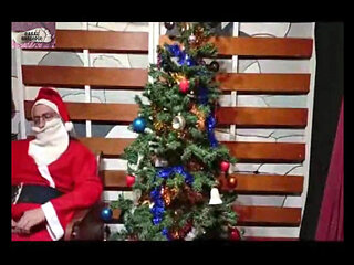 Santa Claus Caresses Himself at Christmas 2025