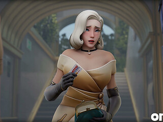 Mercy Sucks Two Big Dicks - 3D Overwatch Animation