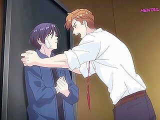 Dominant guy pounds lover in doggy & showers his open tight ass  Gay Anime