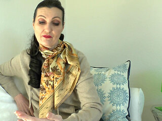 Wear a Silk Scarf and Masturbate in Front of Me, Lady Victoria Valente