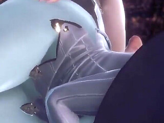 Alcina Dimitrescu Takes Anal Beads Dildo up Her Ass - Resident Evil Village Porn Parody