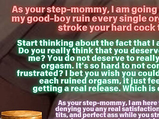 Ai Step-mommy Femdom Audio Song: Multiple Ruined Orgasms and Countdowns for My Good-boy's Angry Frustrated Cock - Ruined Orgasm,