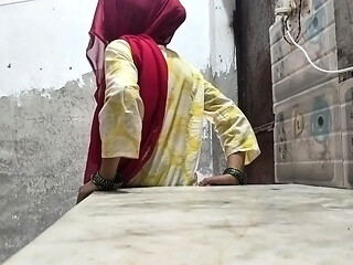 Newly Married Hottest Indian Desi Bhabi Fucking with Her Husband's Younger Stepbrother in Doggy Style