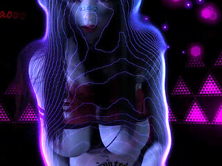 Goddess of Fire Glow: Virtual Curves Beyond - 3D Animation Hentai