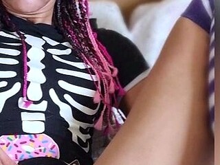 Sexy Alyssa Reece horny solo toy masturbation action