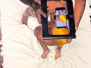 Big Black Daddy Booty Gets Fucked Hard By Big Dick Brazilian Stripper